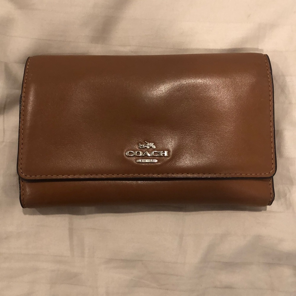 Coach Brown Leather Wallet